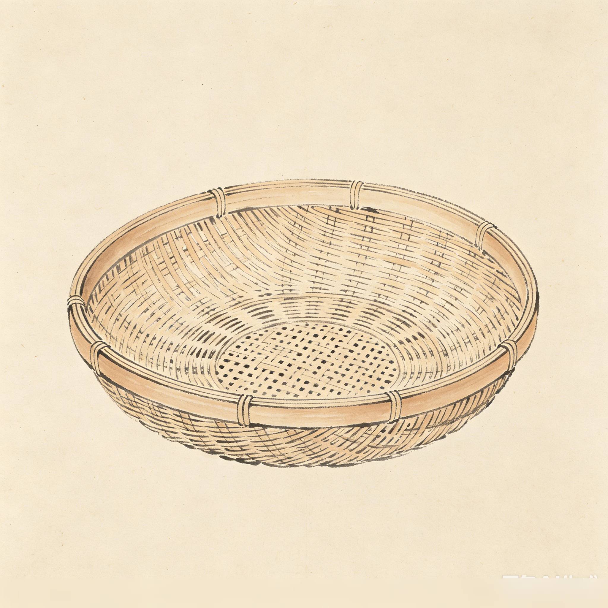 筛 Shai — Taoist ritual sieve used to purify grain offerings before jiao ceremony