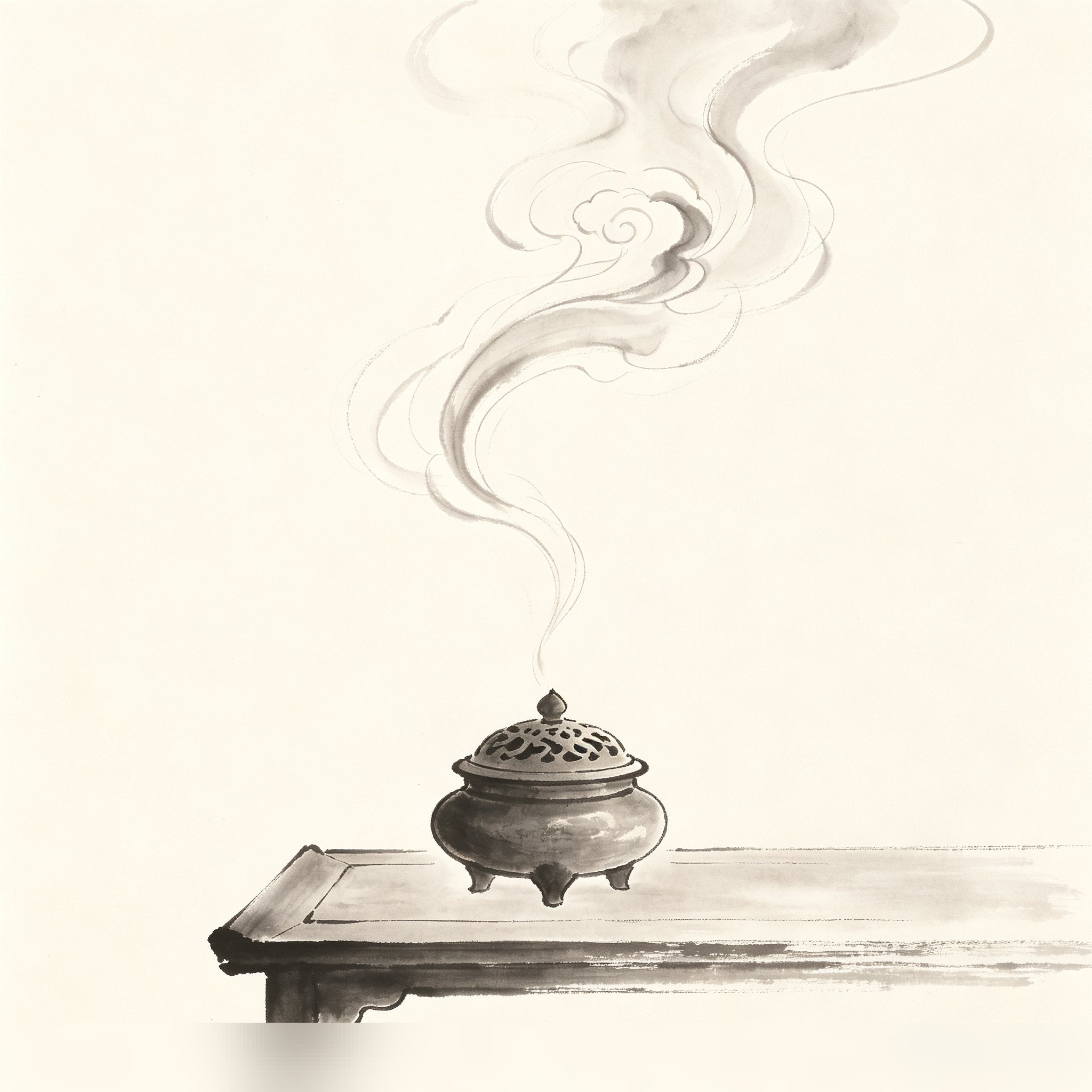 降真香 Jiàng Zhēn Xiāng — Taoist invocation incense used to summon perfected beings during jiao ceremonies