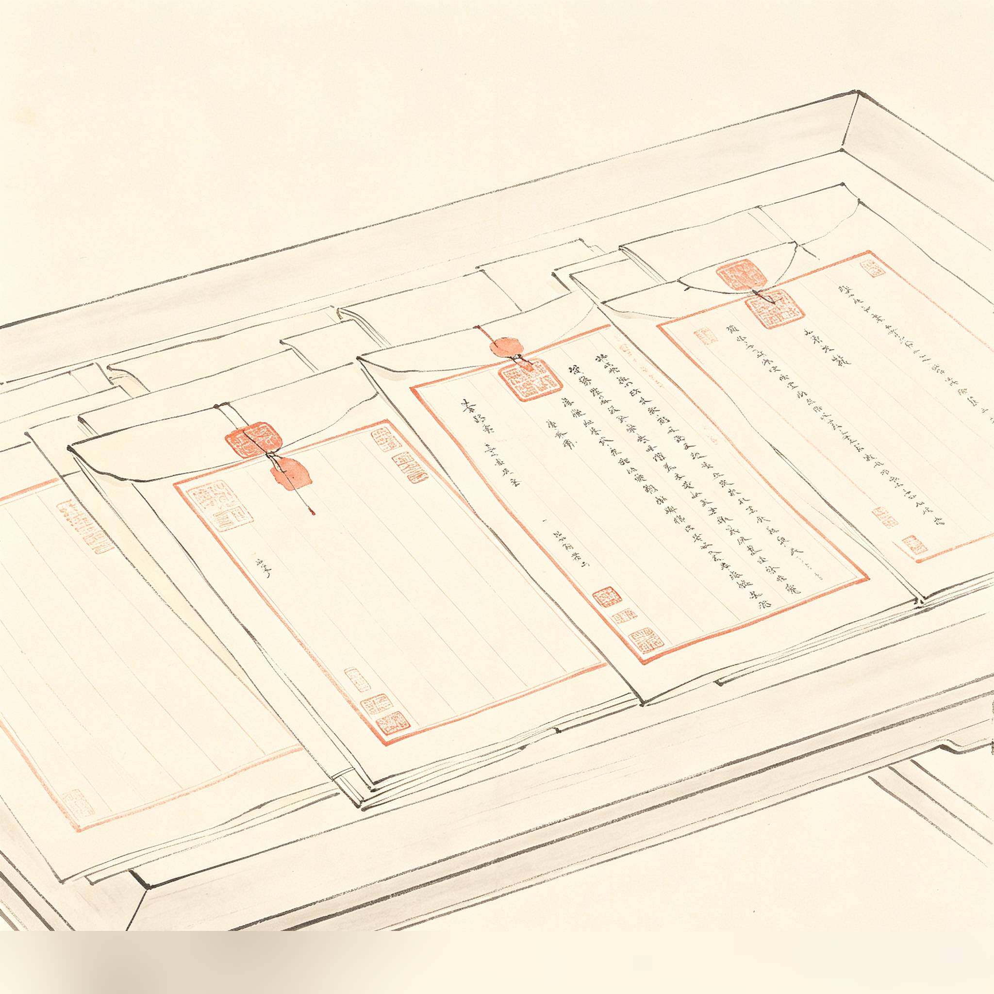 关牒 Guān Dié — Taoist official notification document used in jiao ritual to address celestial departments