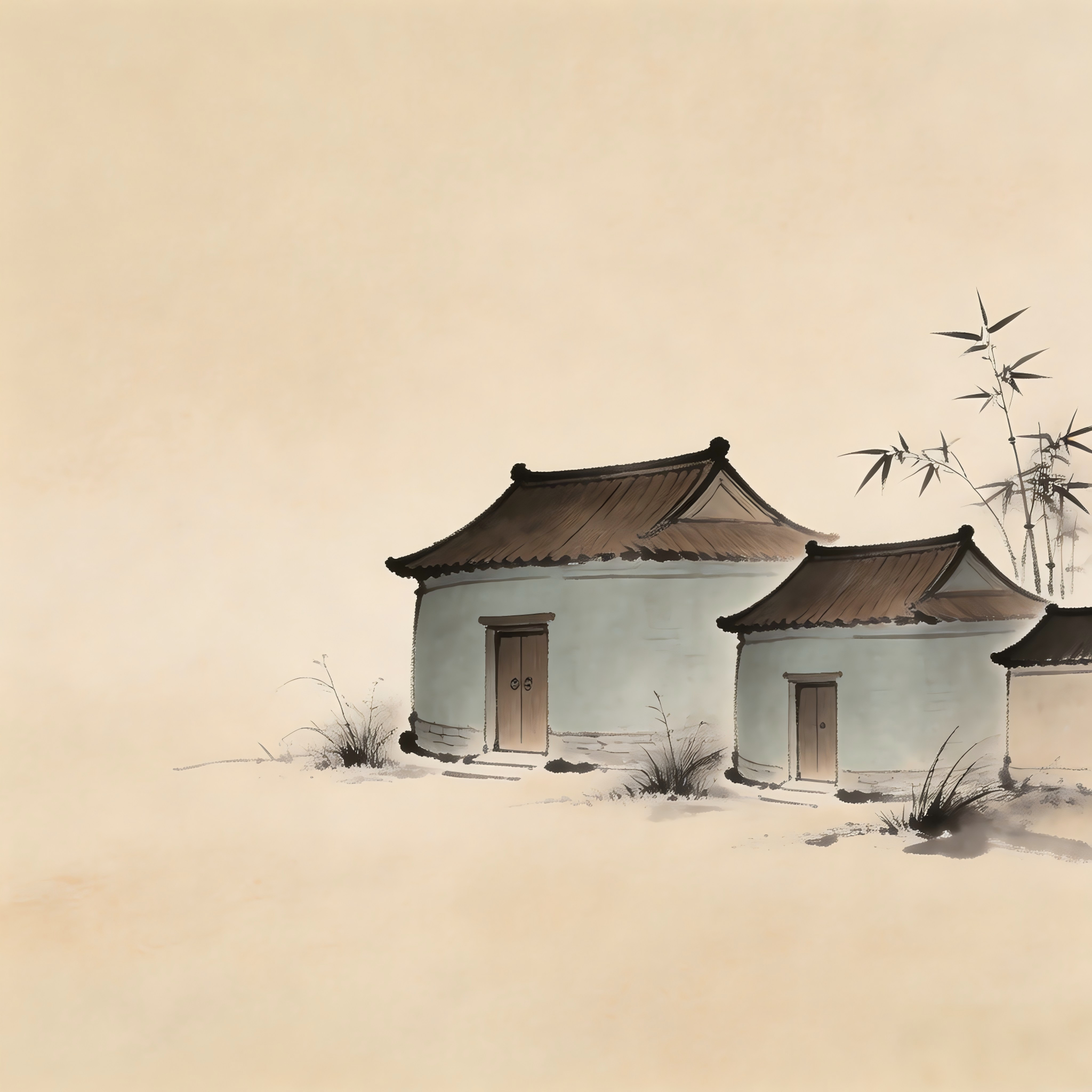 Taoist temple granary storage representing Cang Tou provisions management duties