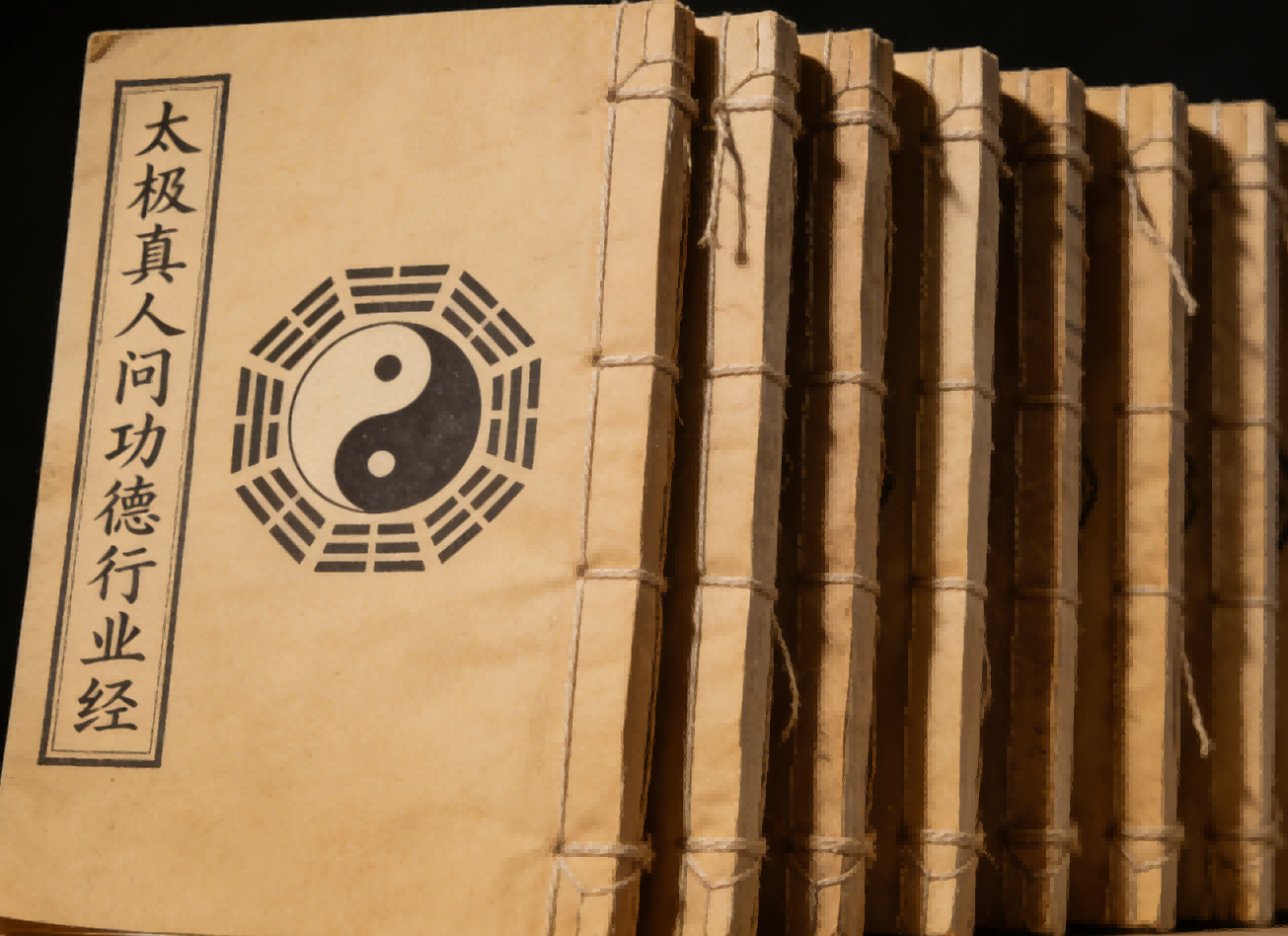 The Tai Ji Zhen Ren Wen Gong De Xing Ye Jing 太极真人问功德行业经