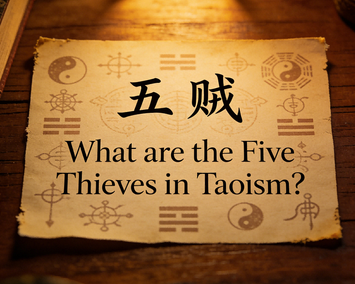 What are the Five Thieves in Taoism