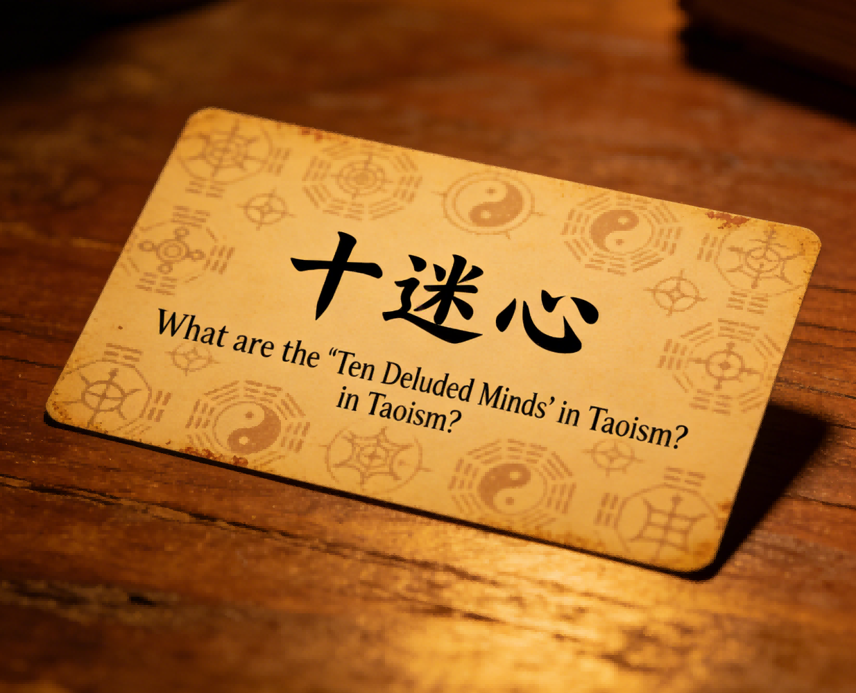 What are the Ten Deluded Minds in Taoism 什么是十迷心