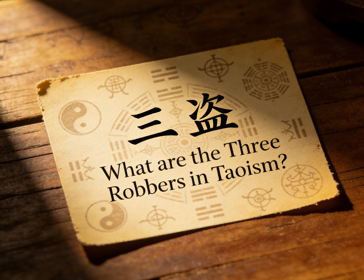 What are the Three Robbers in Taoism