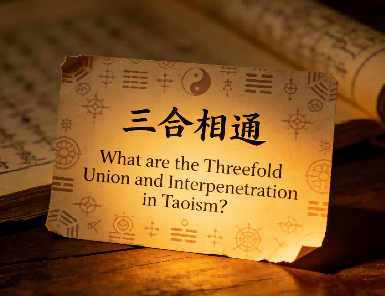 What are the Threefold Union and Interpenetration in Taoism