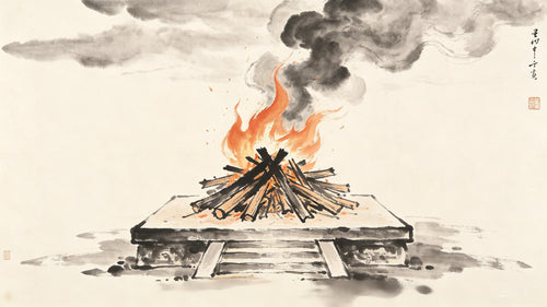 Yin Liao 禋燎 — Zhou dynasty burnt offering sacrifice with ascending smoke to Heaven