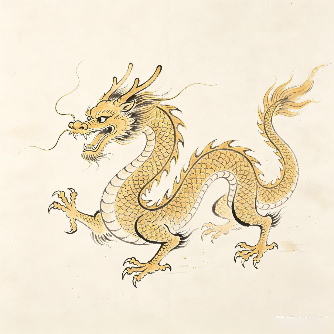 金龙 Jin Long — golden dragon offering cast into water during a Taoist tou long ceremony