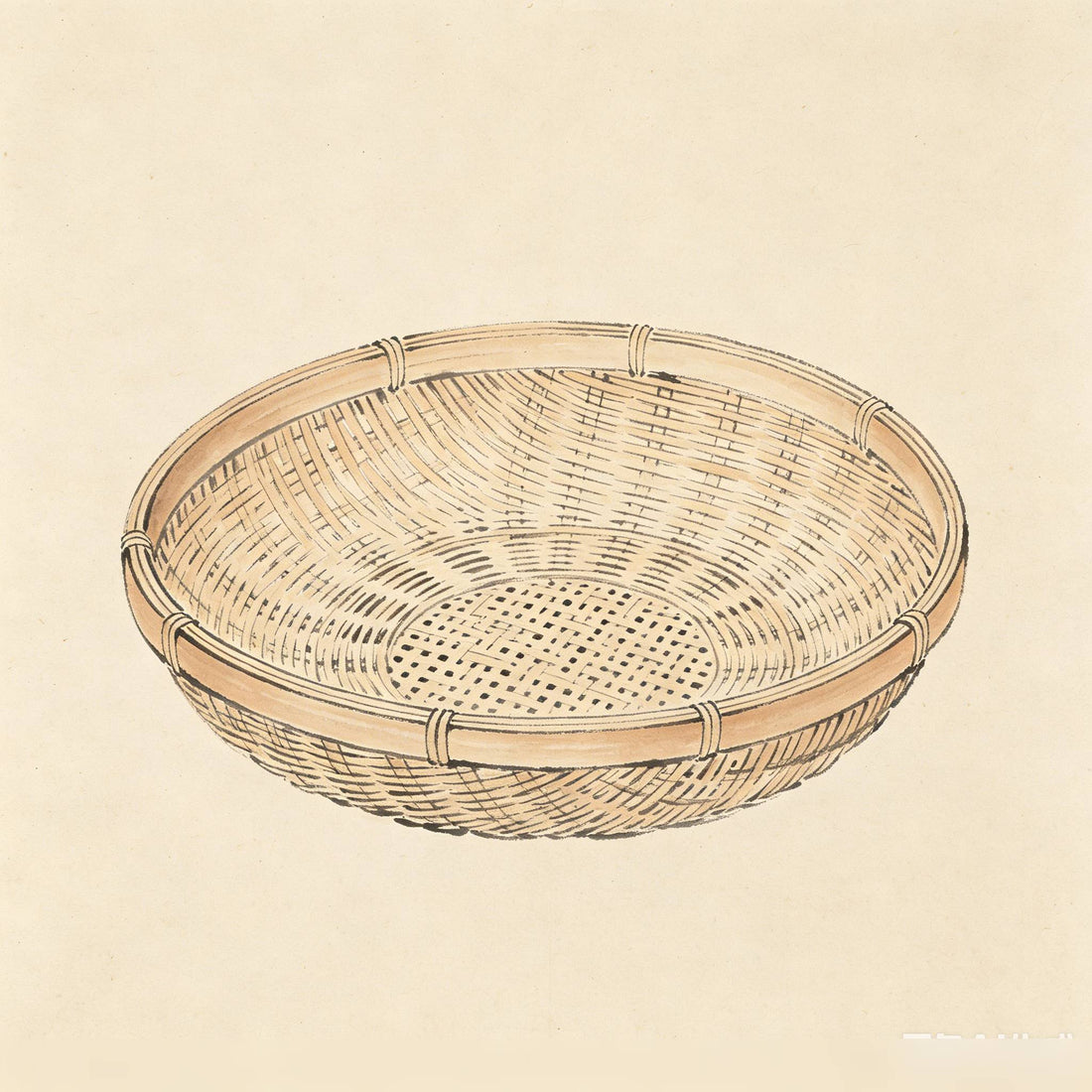 筛 Shai — Taoist ritual sieve used to purify grain offerings before jiao ceremony