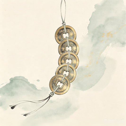 镇钱 Zhen Qian — imitation coins and spirit money used in Taoist jiao ritual offerings for the deceased