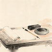镇纸笔墨砚 — Four Taoist calligraphy implements used in jiao ritual for writing celestial memorials
