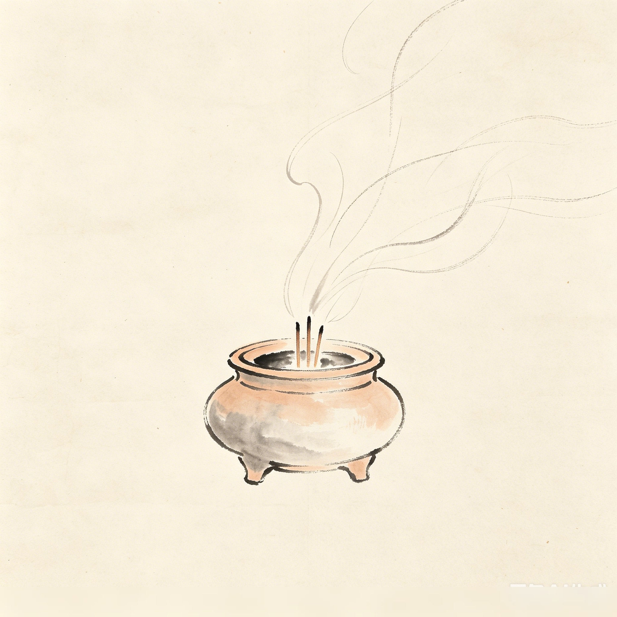 镇十方香华 — Taoist priest presenting incense and flowers to the Ten Directions in a jiao ceremony