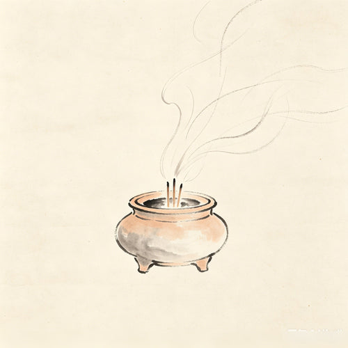 镇十方香华 — Taoist priest presenting incense and flowers to the Ten Directions in a jiao ceremony