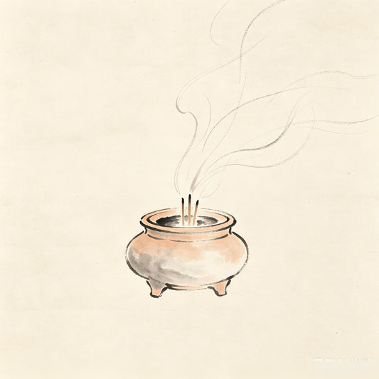 镇十方香华 — Taoist priest presenting incense and flowers to the Ten Directions in a jiao ceremony