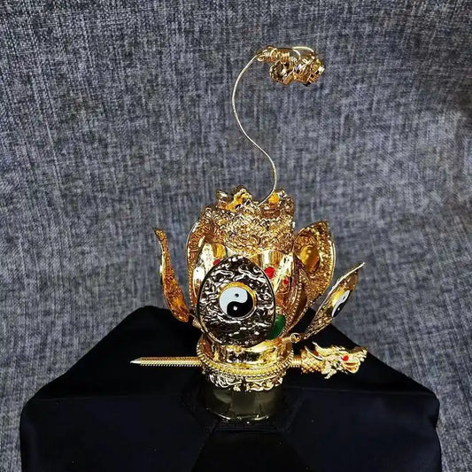 二仪冠 Eryi Crown — Taoist ceremonial headgear symbolizing the Two Principles of yin and yang