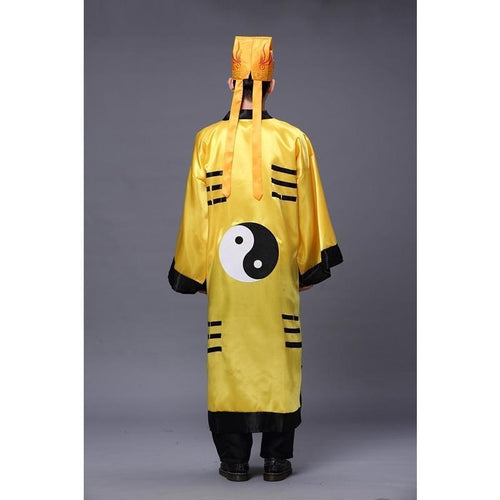 黄巾 Huáng Jīn — Yellow Headcloth worn by Zhengyi Taoist priests in daily temple service