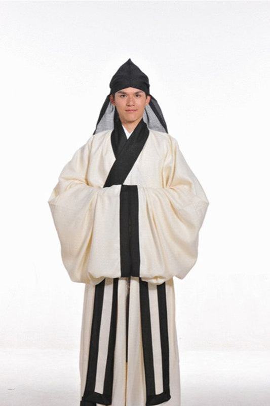Snow Headcloth 雪巾 — white Taoist ritual headwrap worn during winter ceremonies and mourning rites