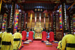 簪披 Hairpin and Cape — Zhengyi Taoist vestment accessories worn by ordained priests during ritual ceremonies