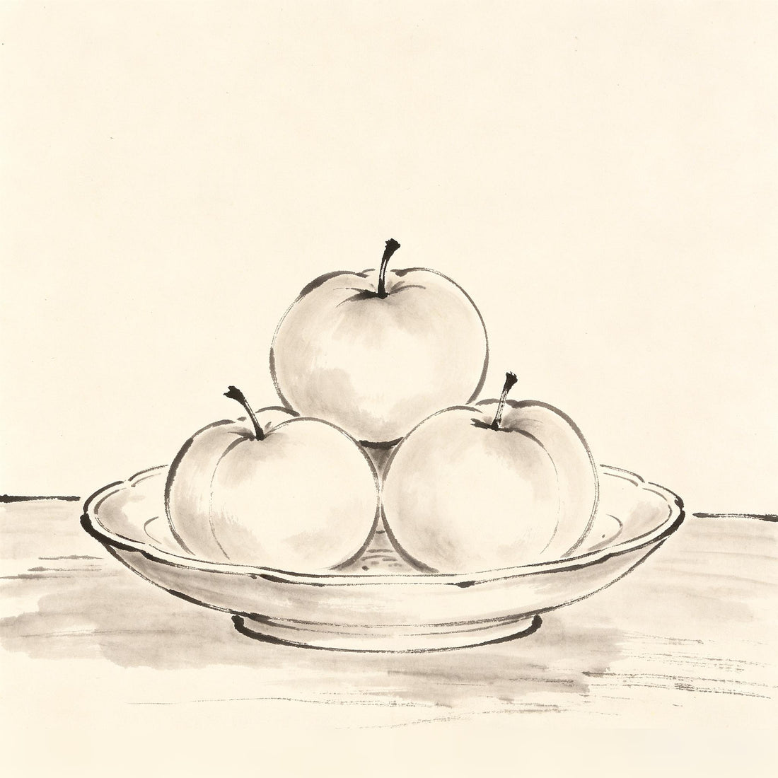 果 Guo - fresh fruit arranged as Taoist ritual offering on altar