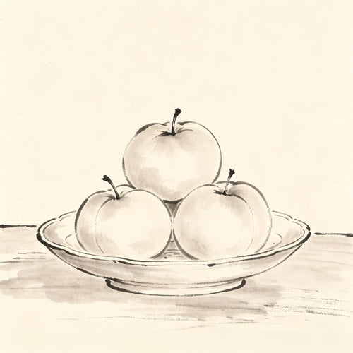 果 Guo - fresh fruit arranged as Taoist ritual offering on altar