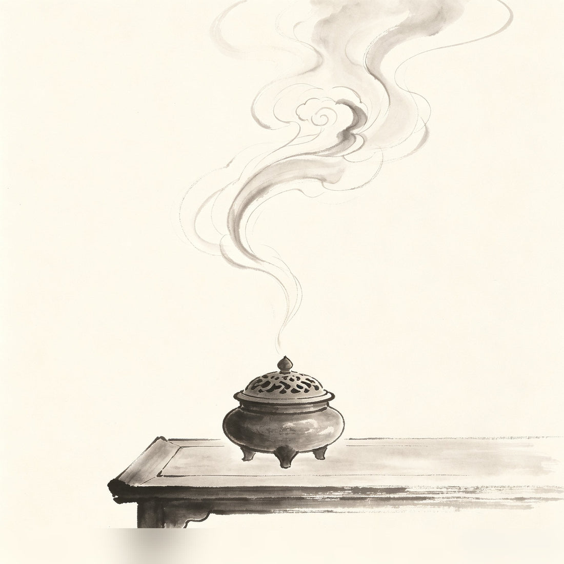 降真香 Jiàng Zhēn Xiāng — Taoist invocation incense used to summon perfected beings during jiao ceremonies