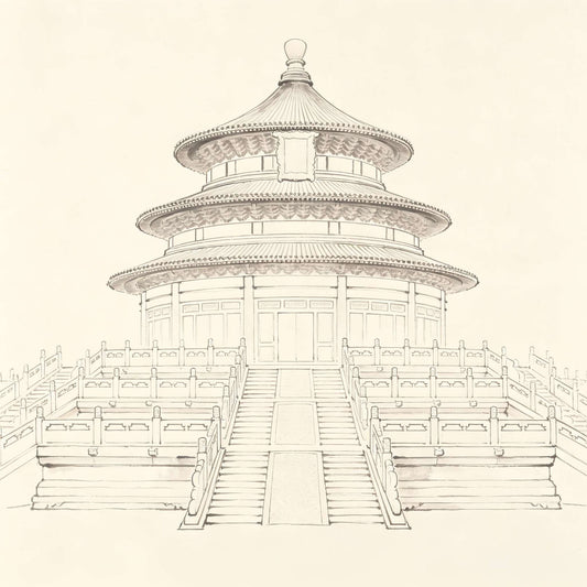 戒坛 Jiè Tán — three-tiered Taoist ordination altar platform used for precept transmission in Zhengyi ordination ceremonies