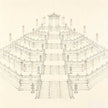 醮坛 Jiao Altar — tiered Taoist grand ceremony platform with directional gates and ritual implements
