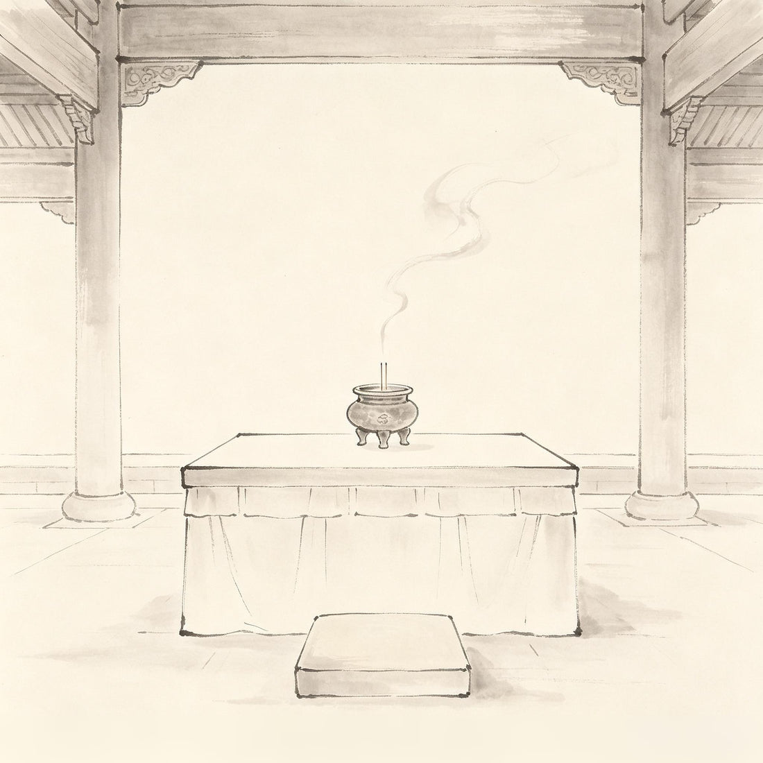 斋坛 Retreat Altar — Taoist purification ceremony platform used in zhai rites
