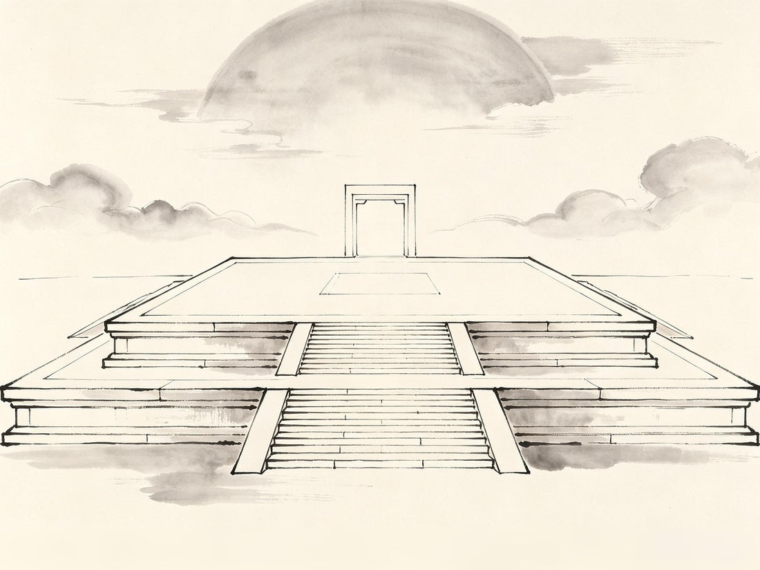 Memorial-Presenting Altar (上章坛) — three-tiered outdoor Taoist petition platform