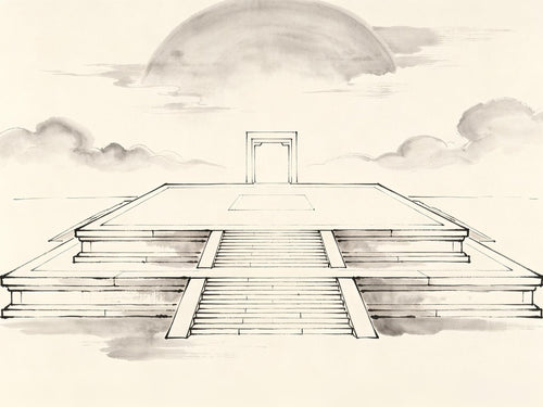 Memorial-Presenting Altar (上章坛) — three-tiered outdoor Taoist petition platform