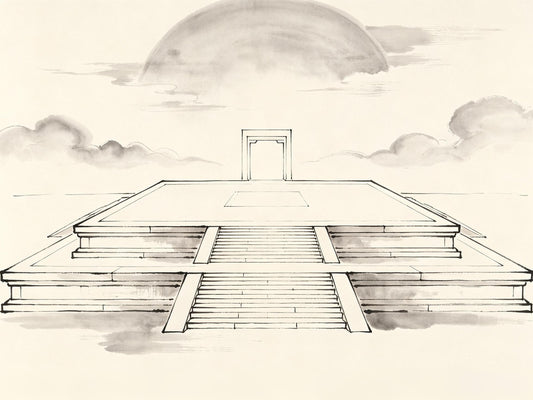 Memorial-Presenting Altar (上章坛) — three-tiered outdoor Taoist petition platform
