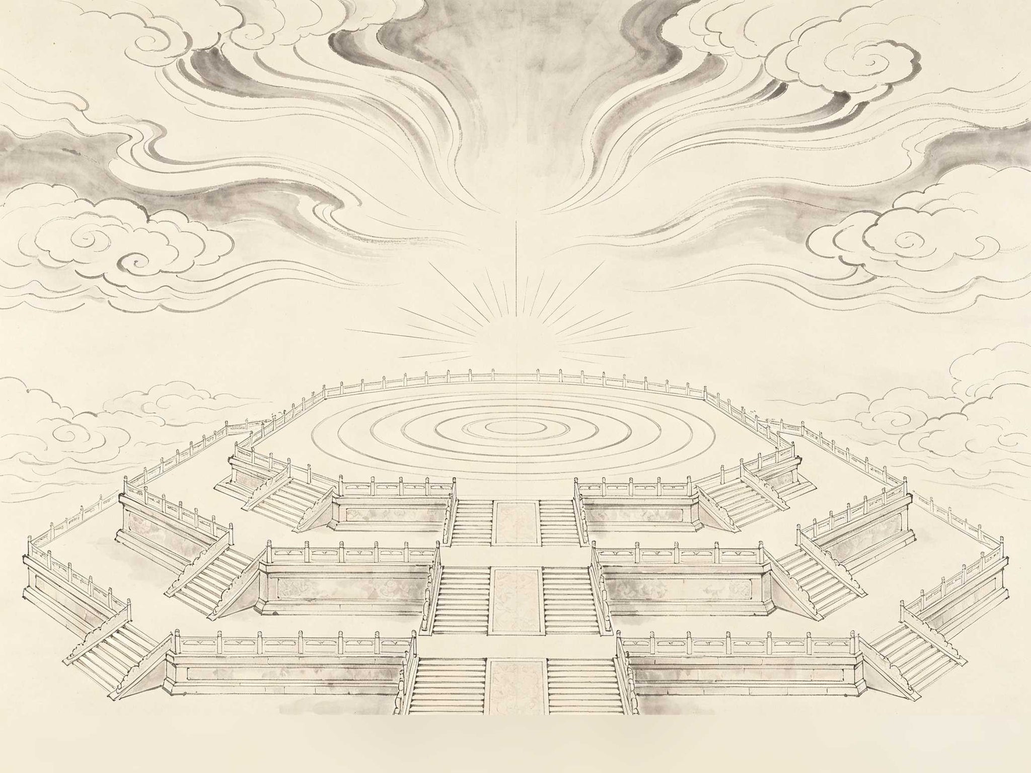 Ten Thousand Dharma Ancestral Altar (万法宗坛) — supreme Zhengyi ritual authority at Longhu Mountain
