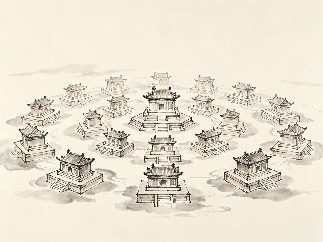 Assembly of Perfected Altar 会真坛 — ceremonial platform for convening the full celestial assembly in Taoist ritual
