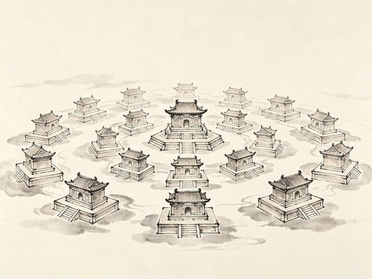 Assembly of Perfected Altar 会真坛 — ceremonial platform for convening the full celestial assembly in Taoist ritual