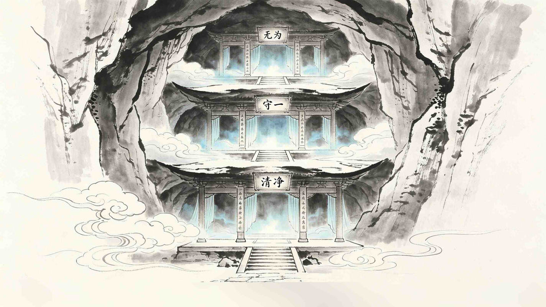 Three Cavern Precepts - Cover scene for Taoist article
