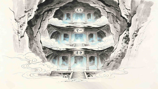 Three Cavern Precepts - Cover scene for Taoist article