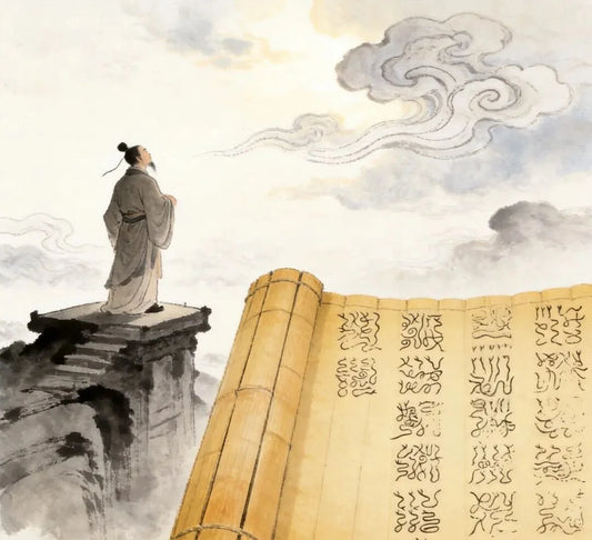 Ancient Taoist sacred talisman scripts and celestial calligraphy