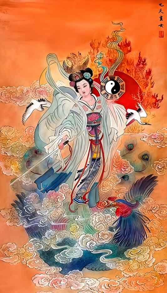 The Jiutian Xuannü 九天玄女 Empress Jiutian Xuannü