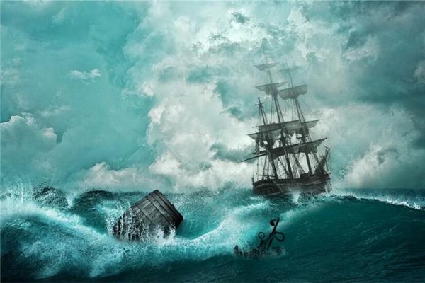 Omen- Dream of a Large Ship Tossing in Huge Waves?