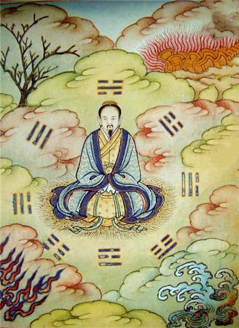Daoist celestial cultivation ingesting sun and moon essence