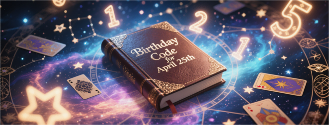 Birthday Code for April 25th
