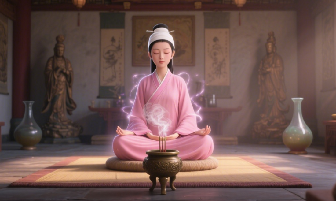 Ding Ziqiong 丁紫琼, Tang Dynasty Daoist priest who established two halls dedicated to Emperor Wenchang and Immortal Zhang in 874 CE following Emperor Xizong's imperial edict, as recorded by Lu Zhi