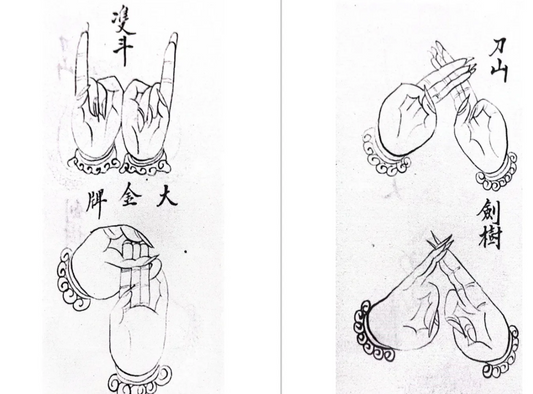 Taoist Finger Gestures (Qia Jue) 符咒掐诀