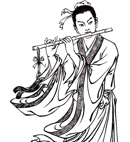 The Han Xiangzi 韩湘子 One of the Eight Immortals in Taoism