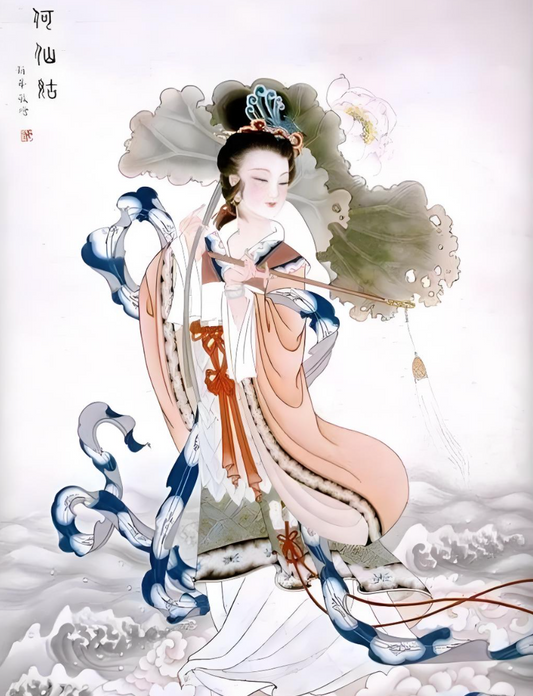 The He Xiangu 何仙姑 One of the Eight Immortals in Taoism
