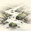 Mountain valley stream ancient stones Taoist ritual format Ke Shi standards