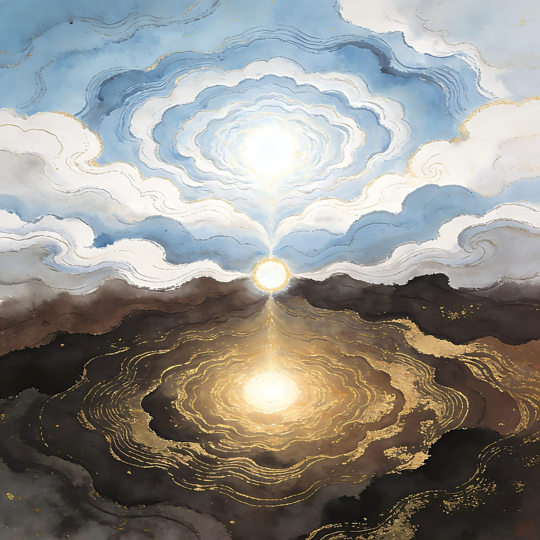 Celestial soul and terrestrial spirit - Nine Heavens and Nine Earths dyad