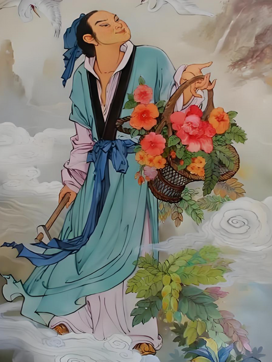 The Lan Caihe 蓝采和