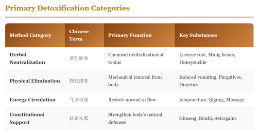 Methods of Removing Toxins in External Alchemy
