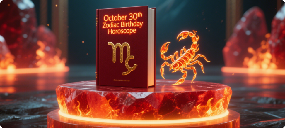 October 30th Zodiac Birthday Horoscope Book