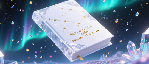 September 20th Zodiac Birthday Horoscope Book